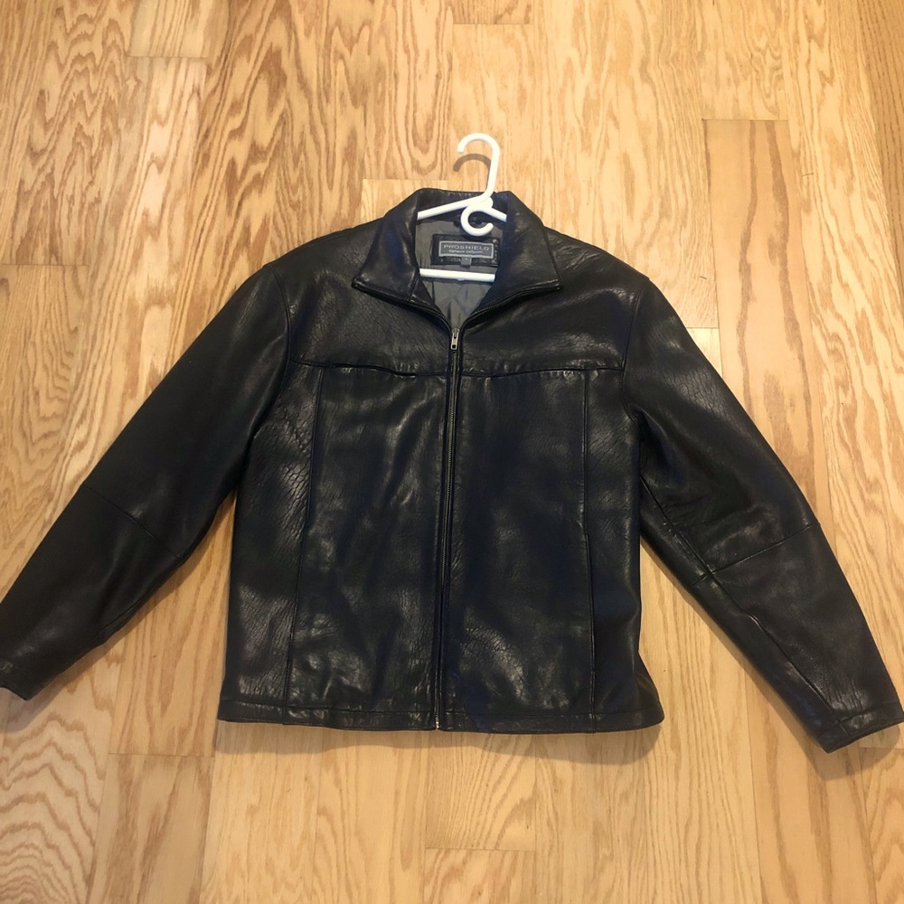 Mens leather Jacket